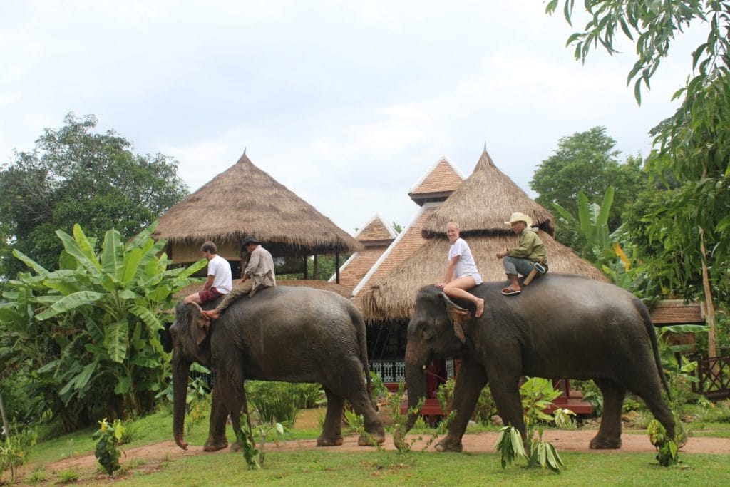 LUANG PRABANG ELEPHANT RIDING AND BIKING TOUR