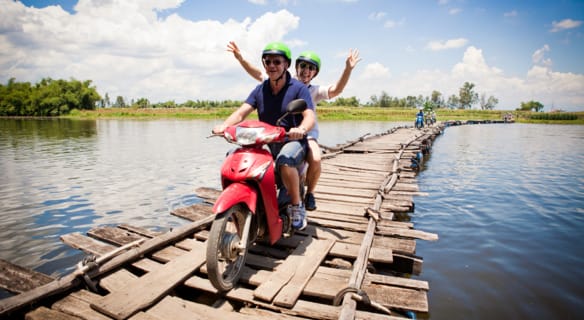 Hoian motorcycle tours from mountain to delta - Vietnam Central motorbike tours