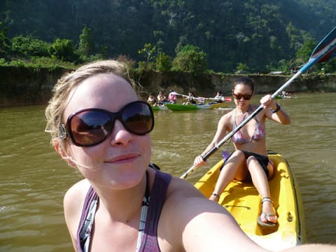 Luang Prabang kayaking excursion on Nam Xeuang - Laos kayaking tours