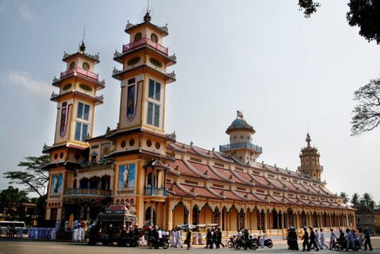 Saigon join tours to Tay Ninh Cu Chi tunnels - Vietnam set departure tours