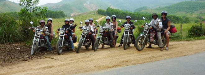 Hoian offroad motorbike tours to countryside - Vietnam Central motorbike tours