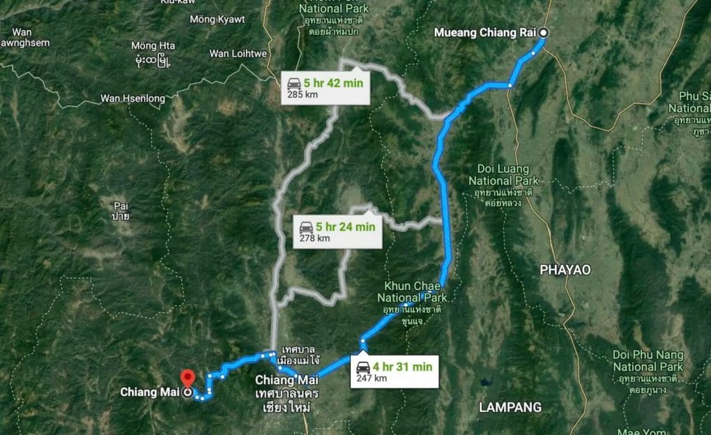 How to get to Chiang Mai on the Chiang Mai to Luang Prabang boat journey? Getting-from-Bangkok-to-Chiang-Mai How to get to Chiang Mai on the Chiang Mai to Luang Prabang boat journey?